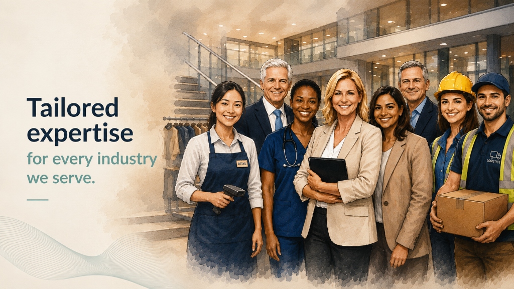 Tailored expertise for every industry we serve