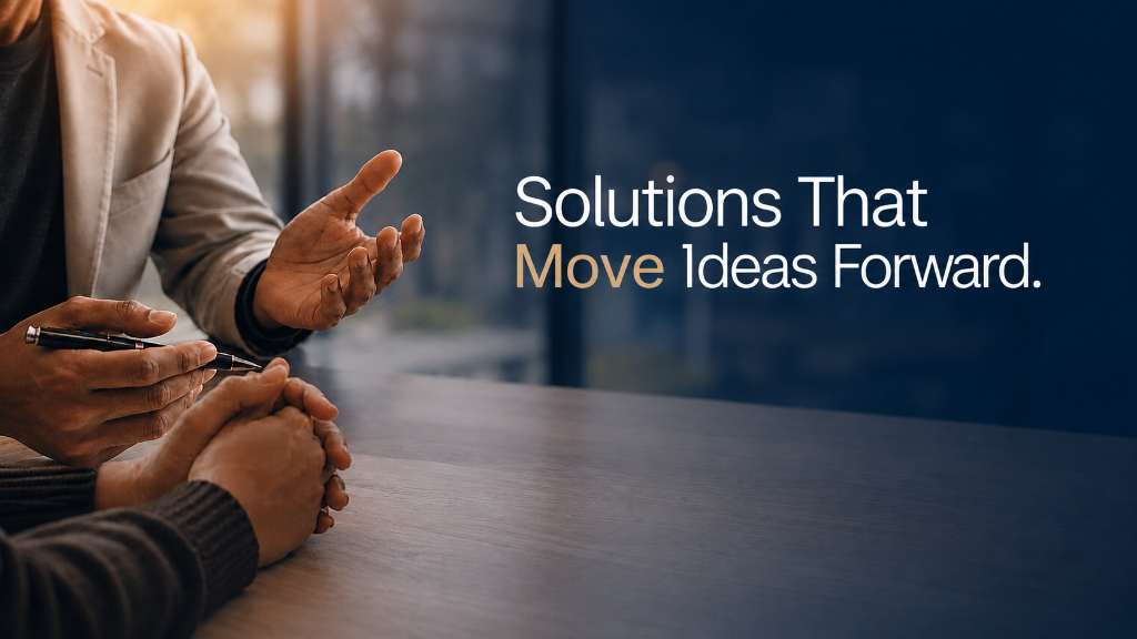 Solutions That Move Ideas Forward